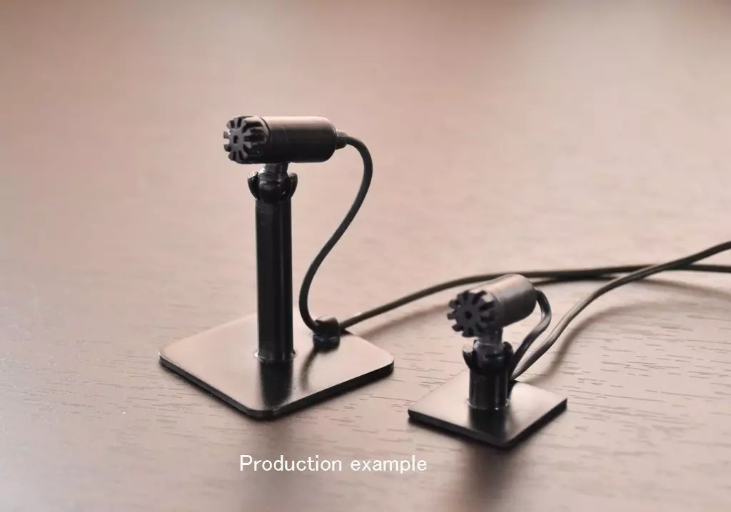 Microphone Stand DIY kit 3D print model_0