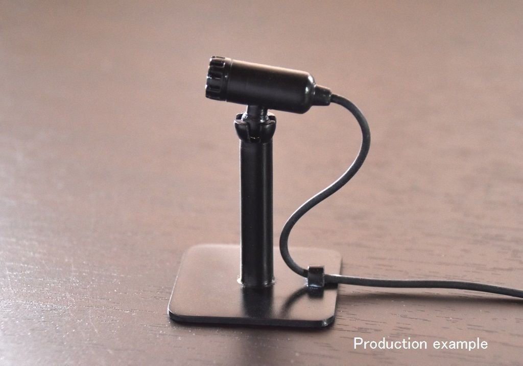 Microphone Stand DIY kit 3D print model_1