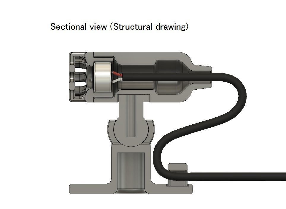 Microphone Stand DIY kit 3D print model_5