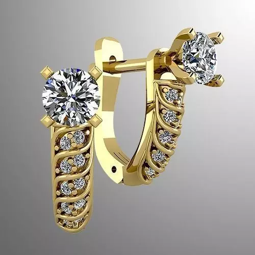 Earrings 40 3D print model