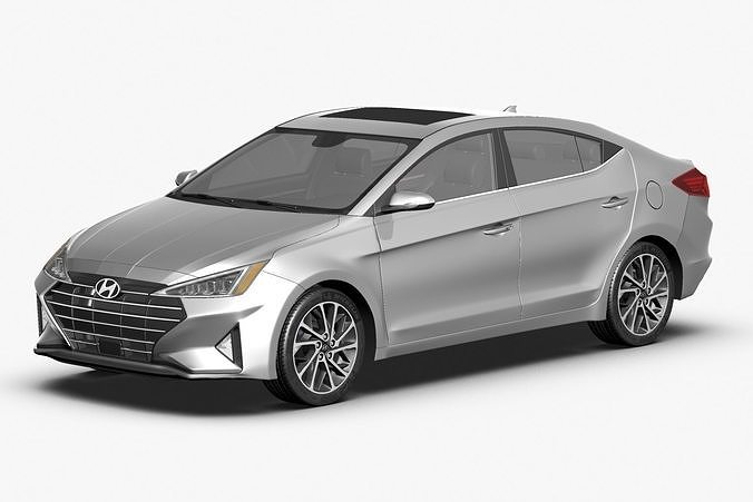 2019 Hyundai Elantra  3D model