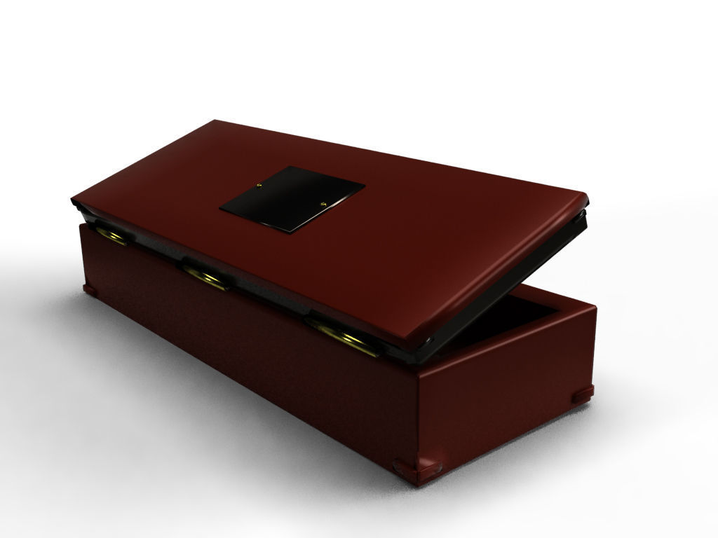 WOODEN JEWL BOX 3D model_2