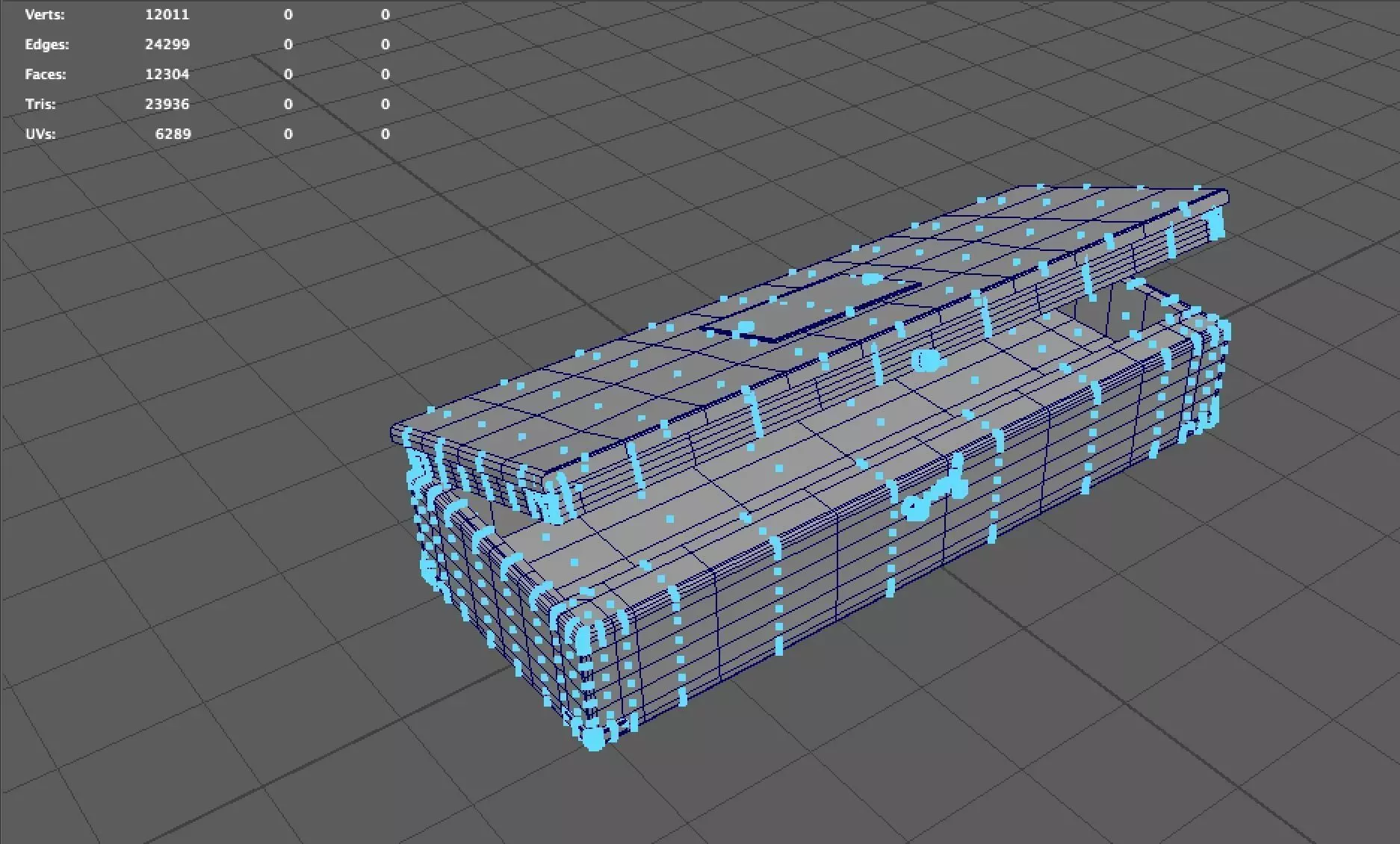 WOODEN JEWL BOX 3D model_0