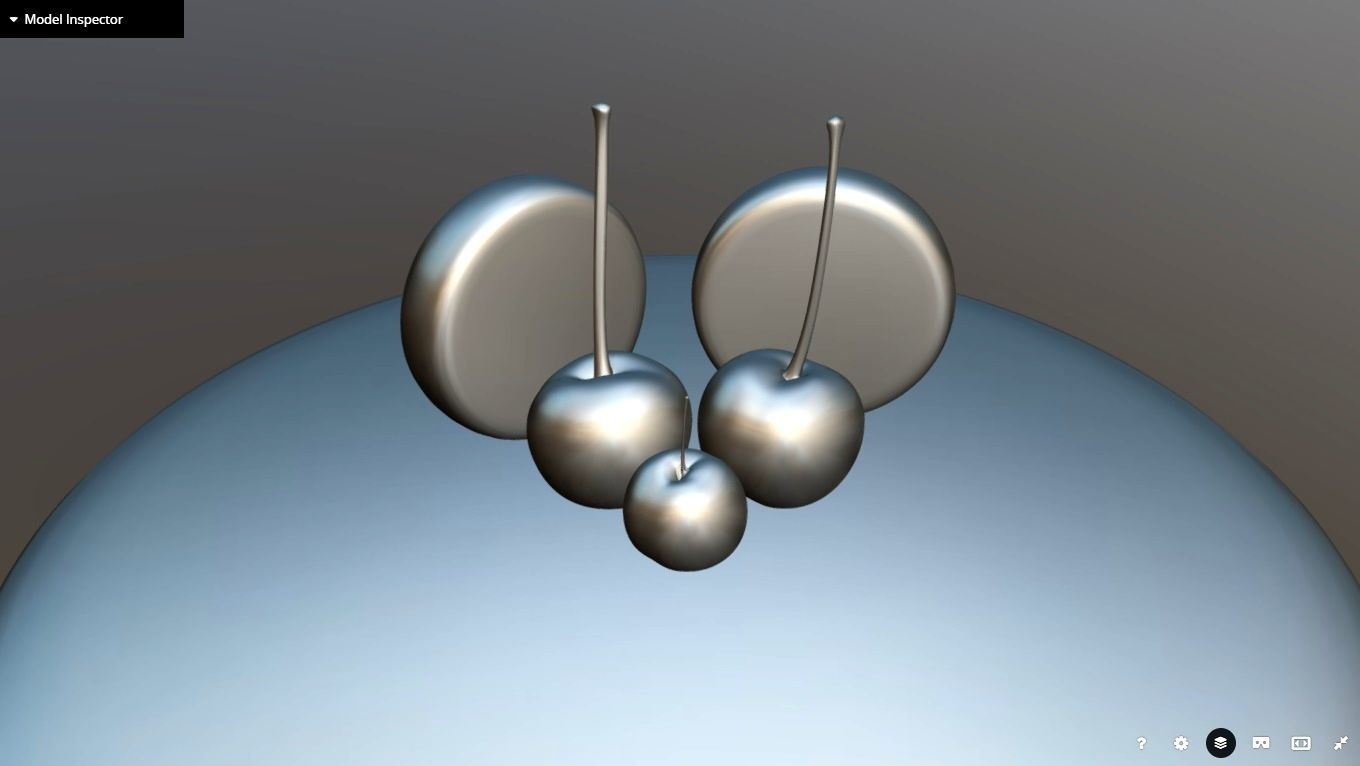 Chocolate Cookie Cake  Low-poly 3D model_11