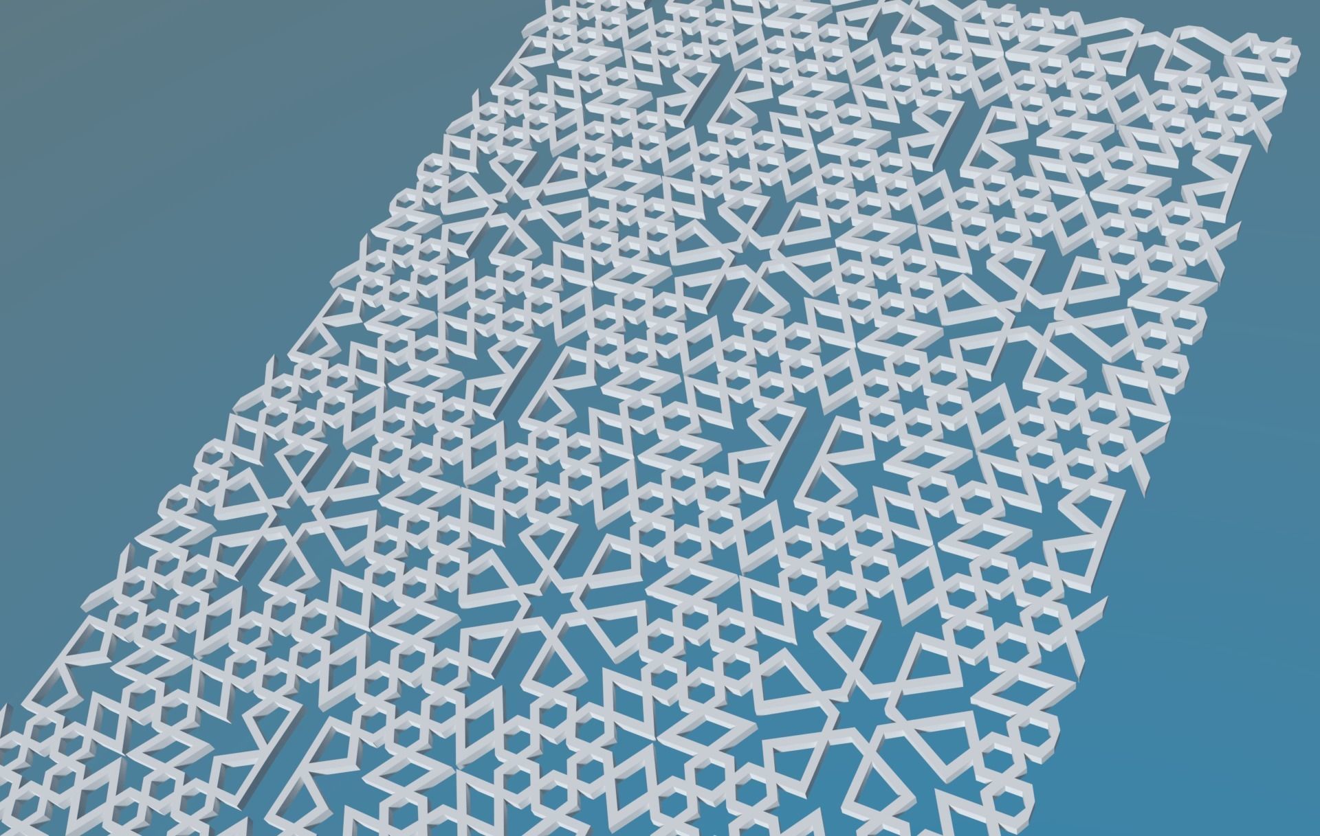 Arabian Pattern Ornament 12 3D model_1