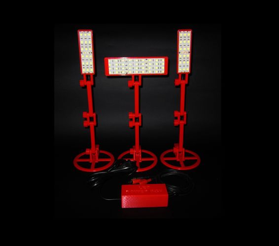 LED Light - RCA For Infinite Seamless White Backdrop 3D print model