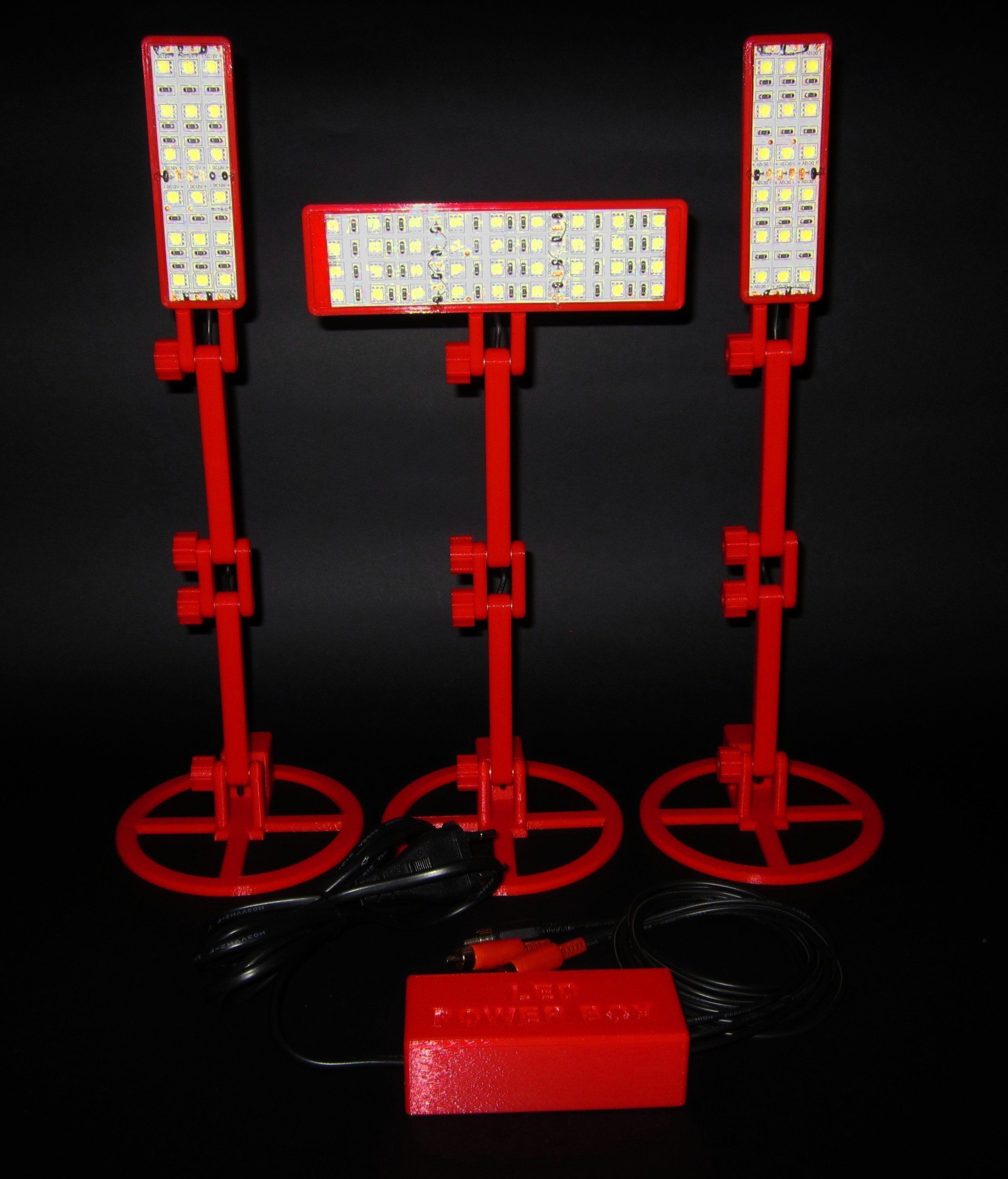 LED Light - RCA For Infinite Seamless White Backdrop 3D print model_1