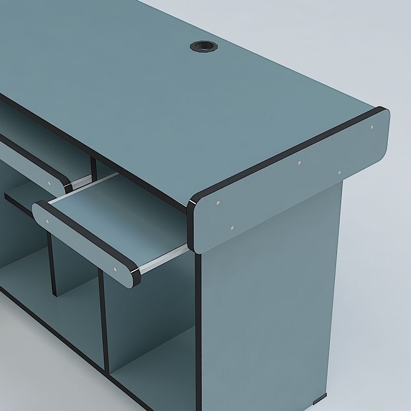 Computer Table 3D model_3