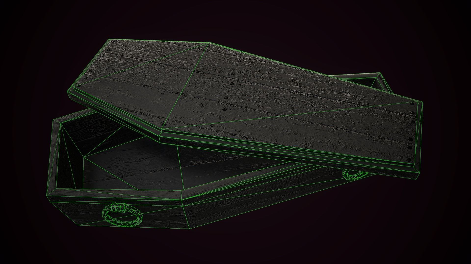 Tombstones tombstone Low-poly 3D model_7