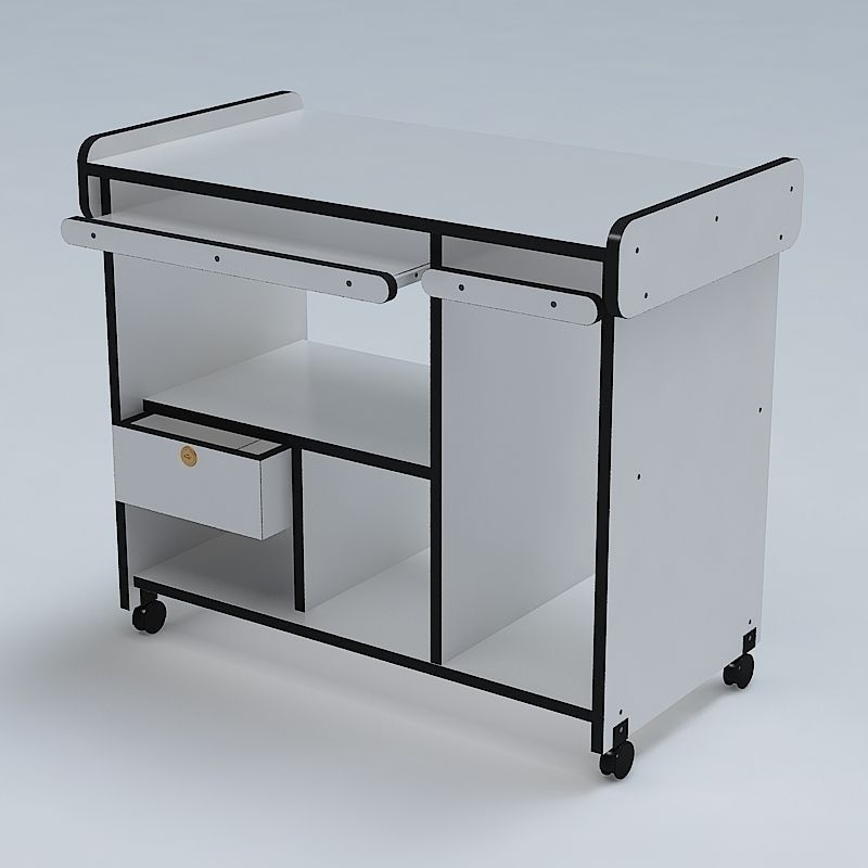 Computer Table 3D model_1