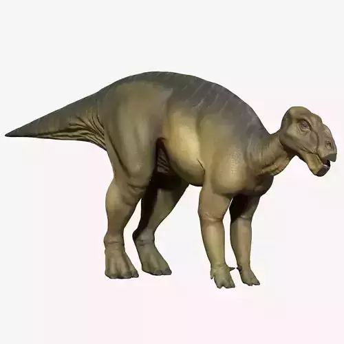Iguanodon dinosaur Low-poly 3D model