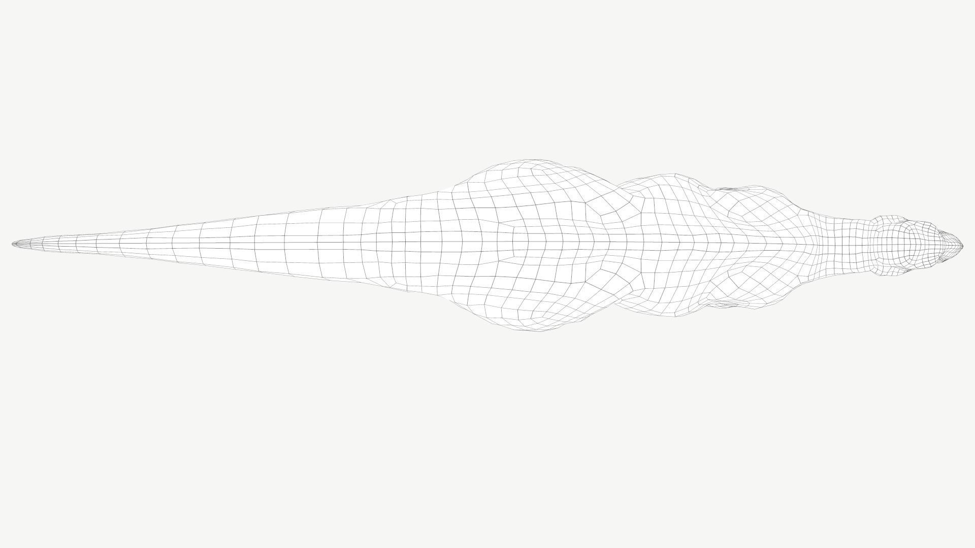 Iguanodon dinosaur Low-poly 3D model_8