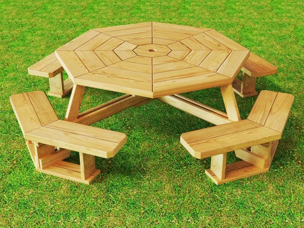 Picnic Table 3D model
