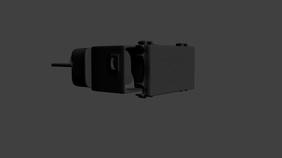 vr box OSVR Low-poly 3D model_3