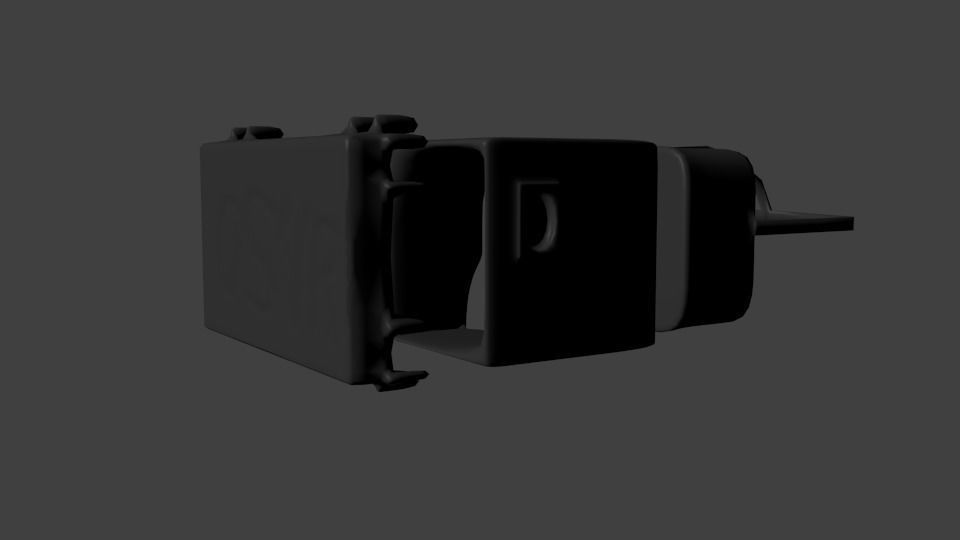vr box OSVR Low-poly 3D model_2