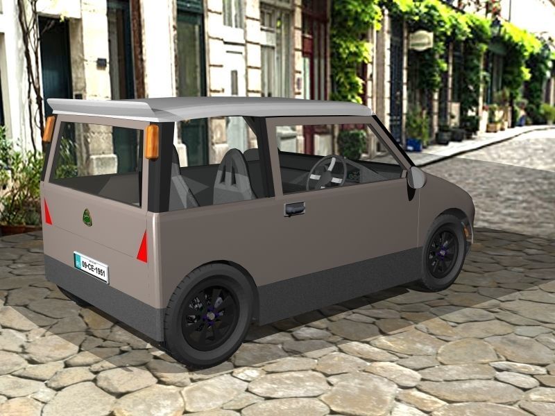 Tich microcar concept 3D model_3