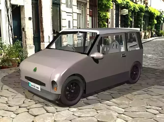 Tich microcar concept 3D model Tich microcar concept 3D model