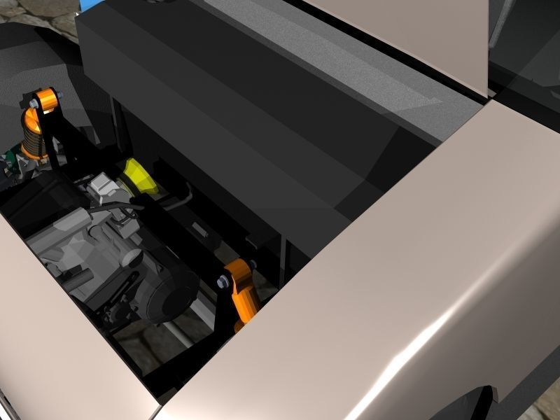 Tich microcar concept 3D model_4