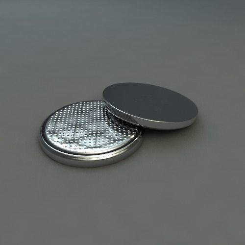 Battery CR 2032 3D model_4