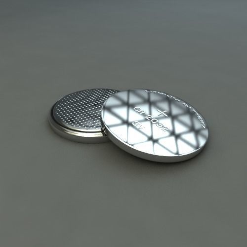 Battery CR 2032 3D model_5