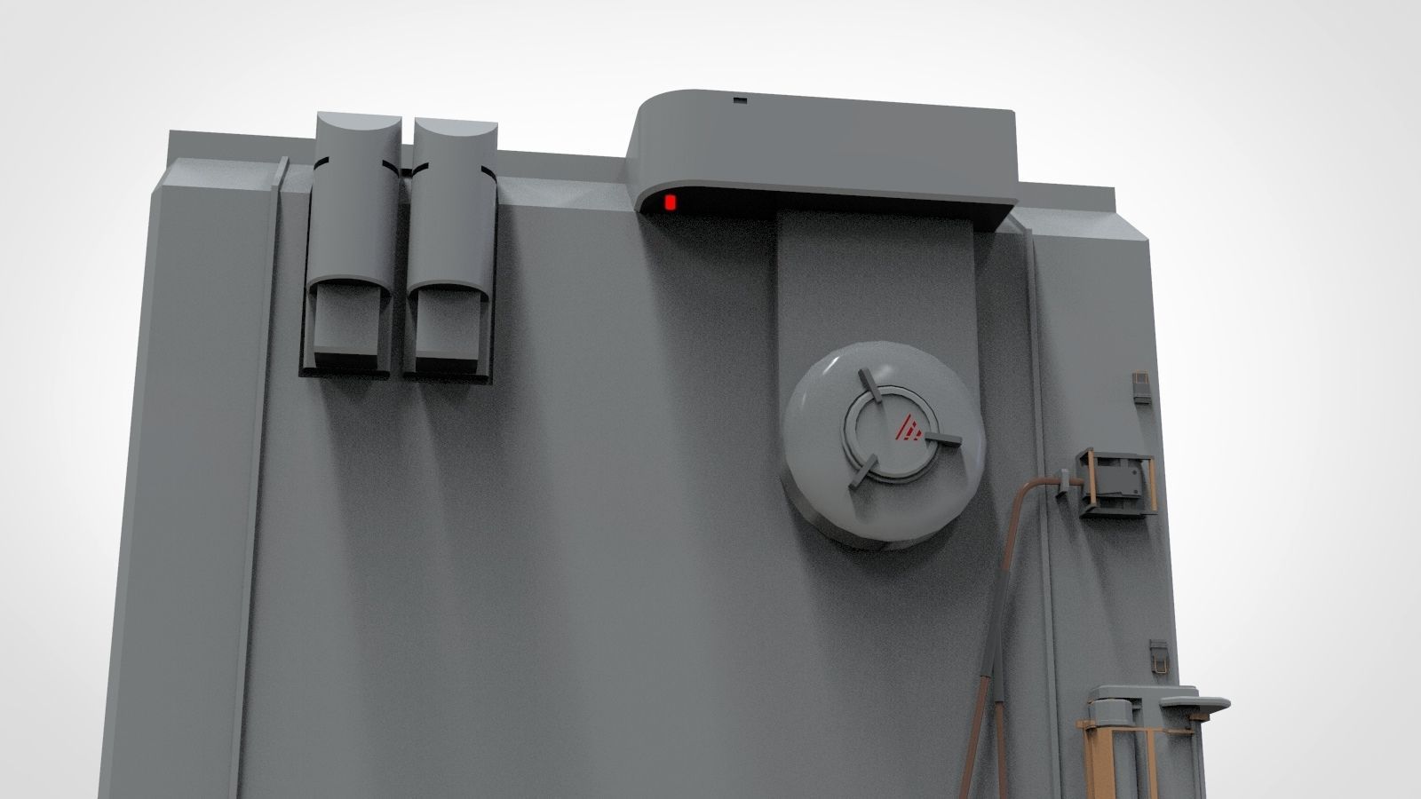 sci-fi Architecture kitbash 22 3D model_77