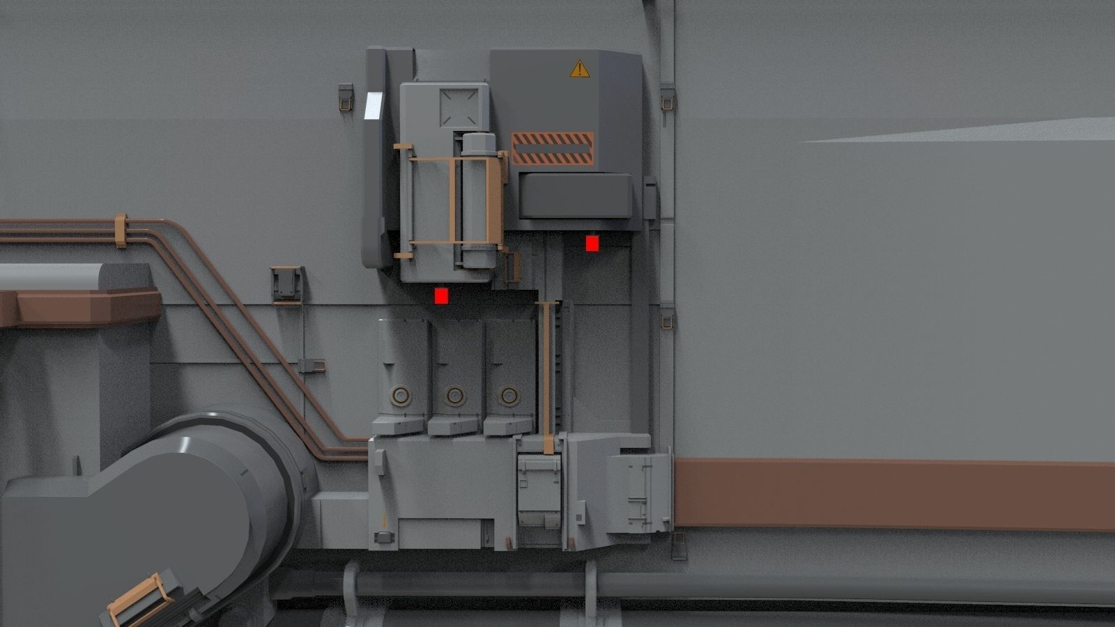 sci-fi Architecture kitbash 22 3D model_35