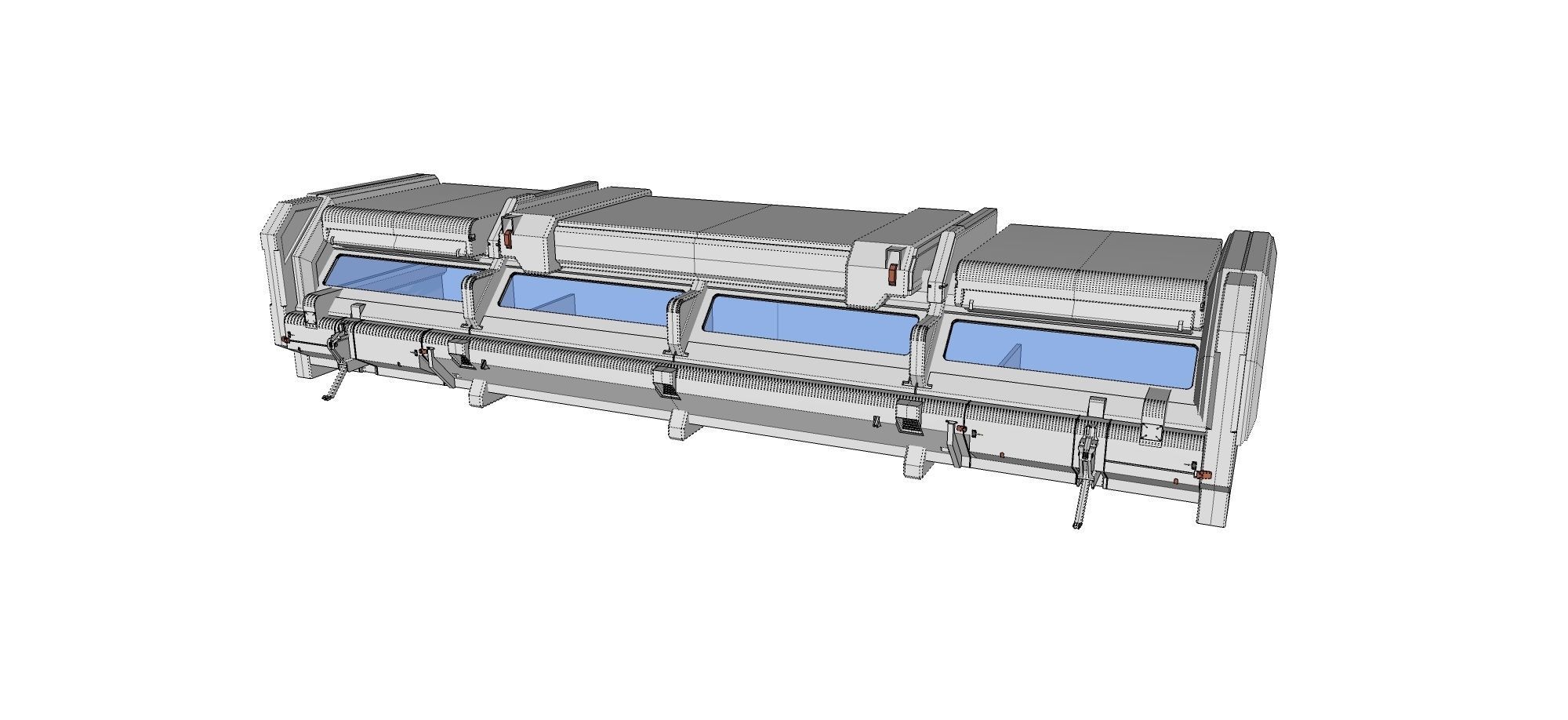 sci-fi Architecture kitbash 22 3D model_97