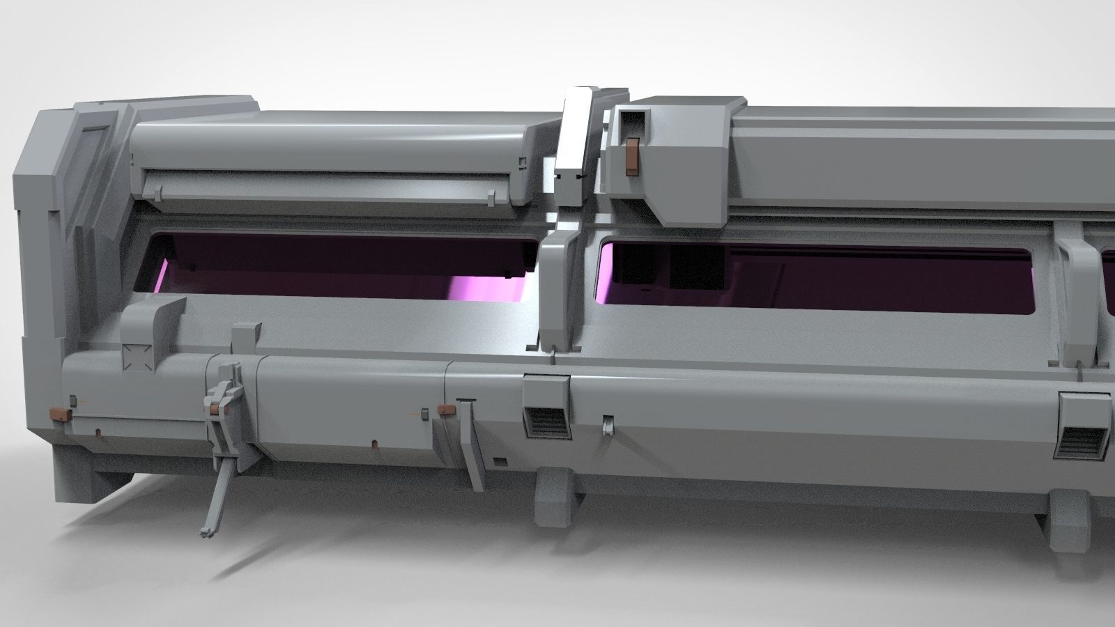 sci-fi Architecture kitbash 22 3D model_54