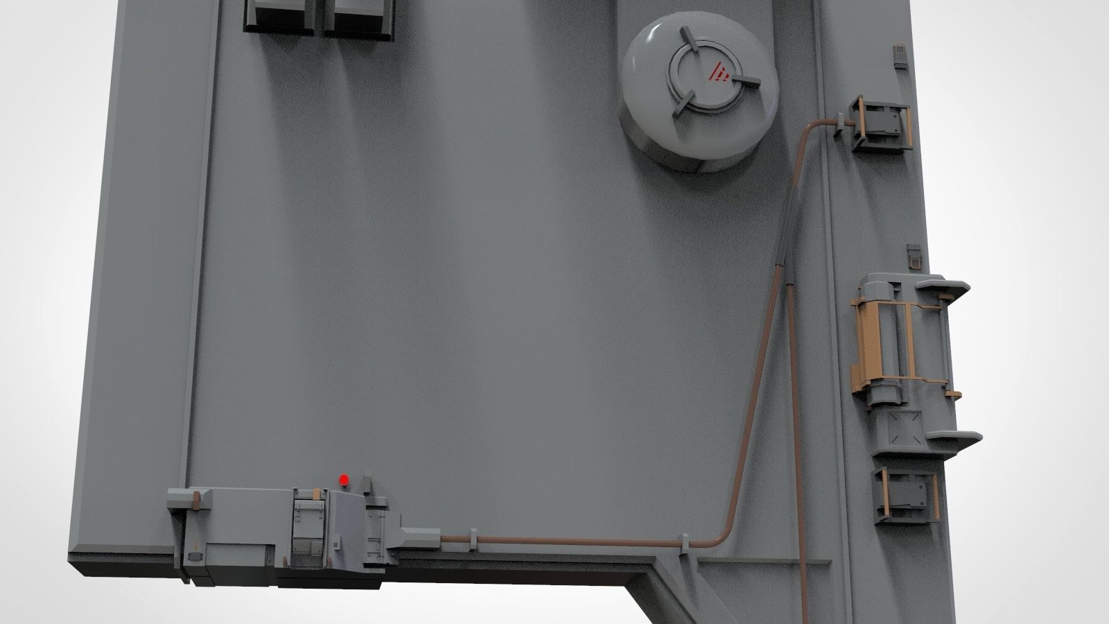 sci-fi Architecture kitbash 22 3D model_78