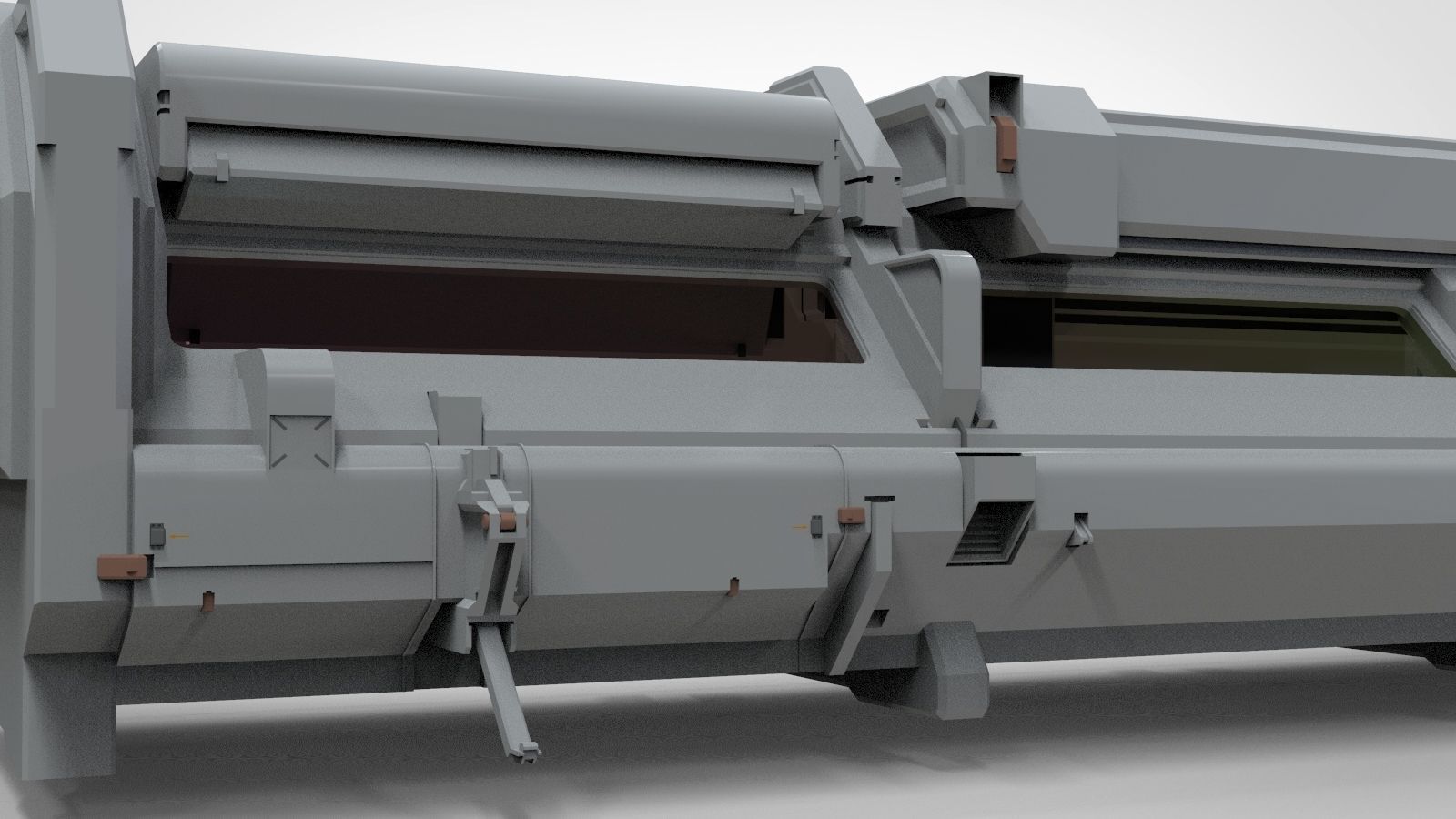 sci-fi Architecture kitbash 22 3D model_55