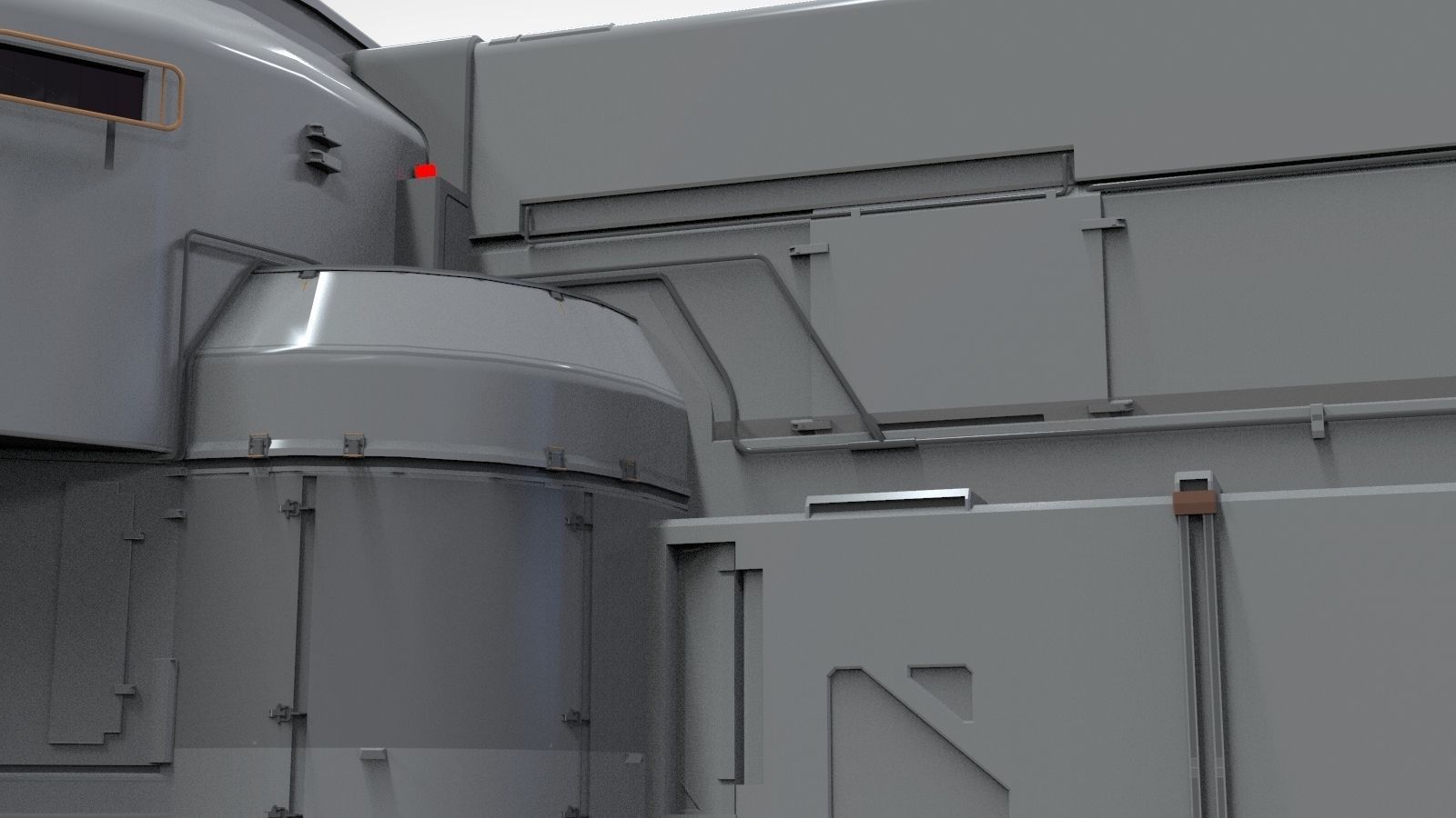 sci-fi Architecture kitbash 22 3D model_13