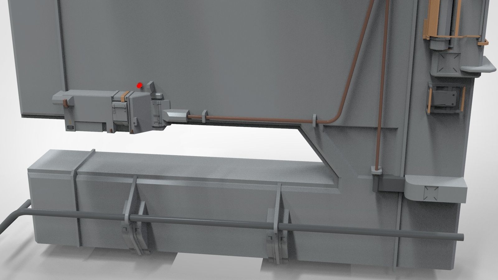 sci-fi Architecture kitbash 22 3D model_80