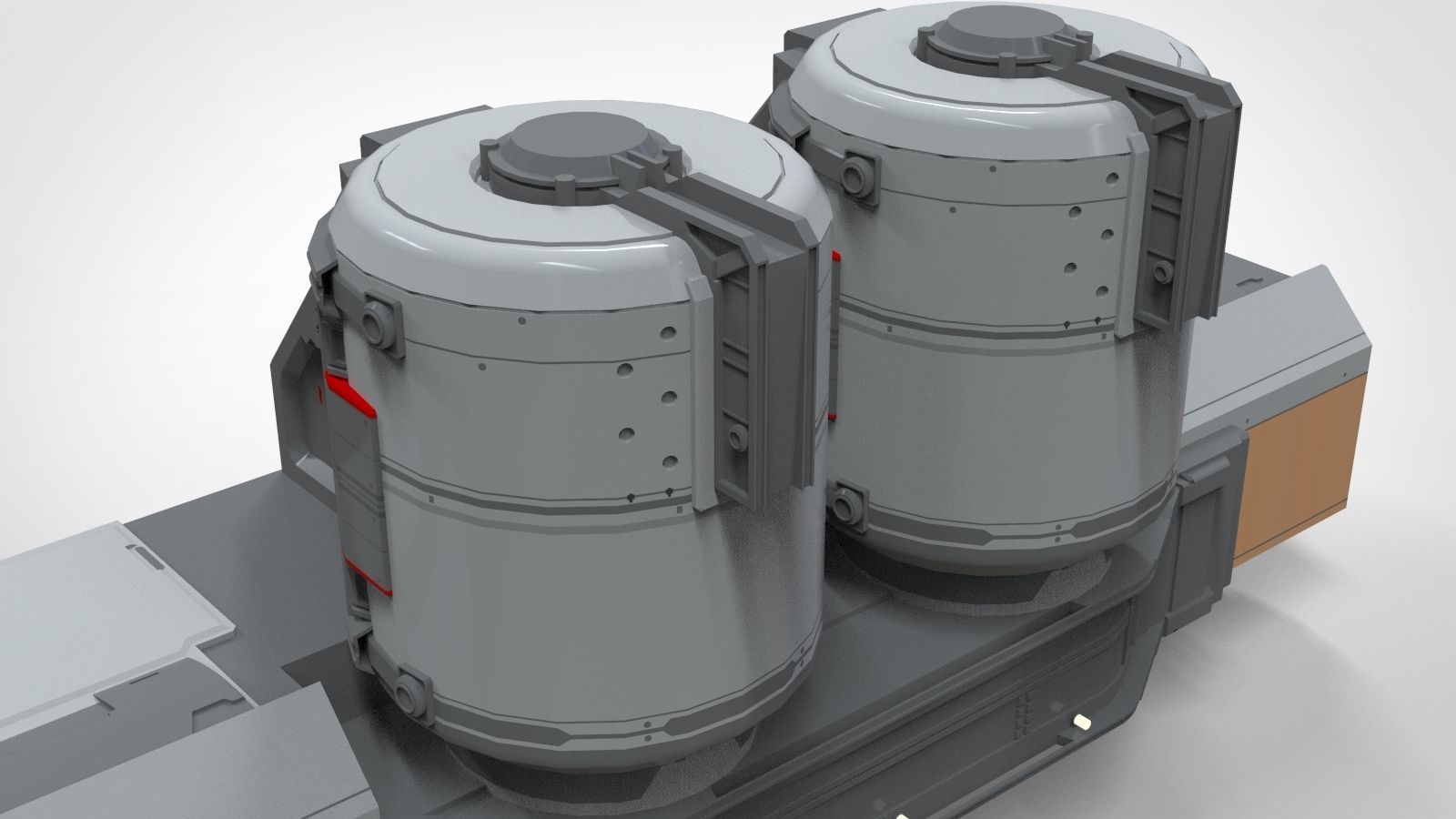 sci-fi Architecture kitbash 22 3D model_63