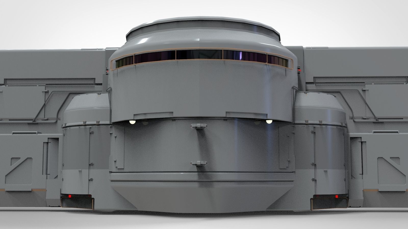 sci-fi Architecture kitbash 22 3D model_14