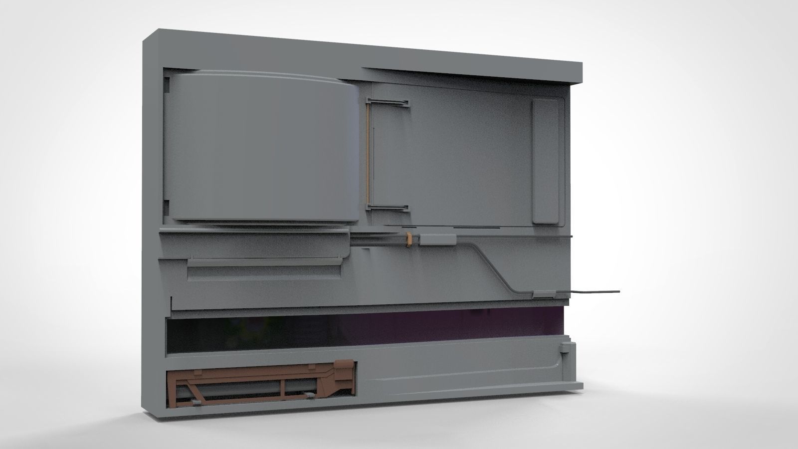 sci-fi Architecture kitbash 22 3D model_84