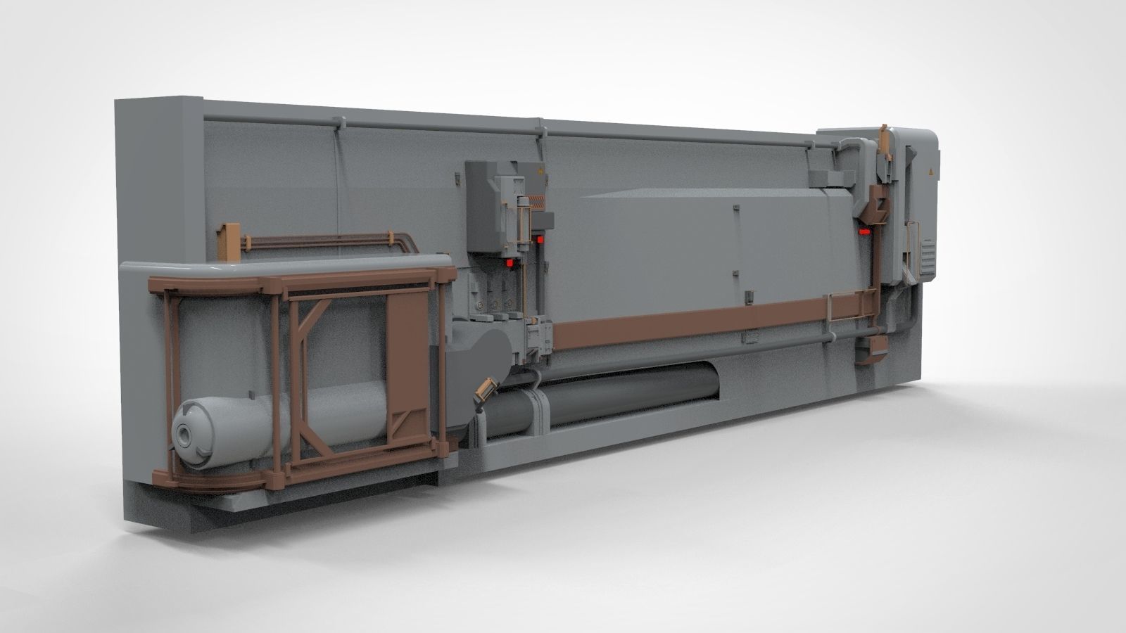 sci-fi Architecture kitbash 22 3D model_29