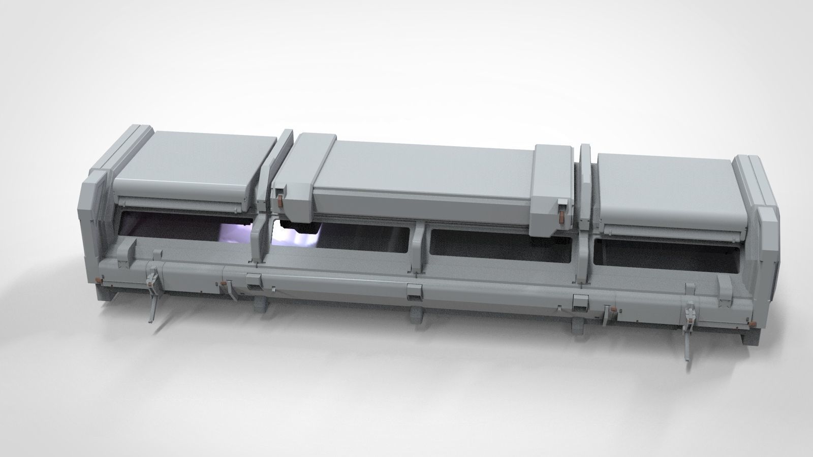 sci-fi Architecture kitbash 22 3D model_48