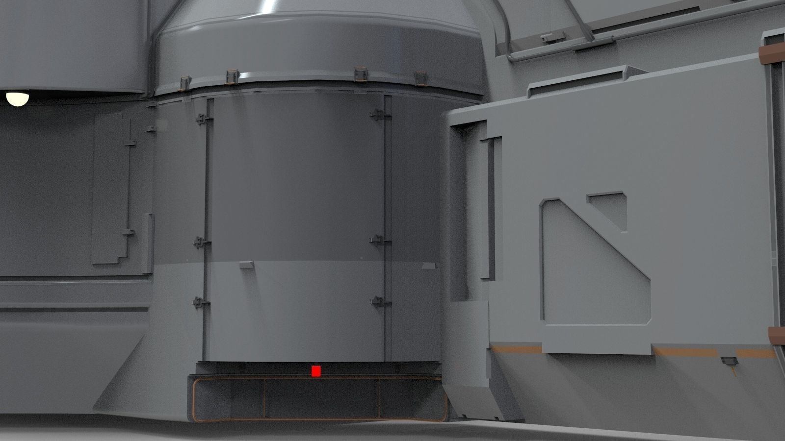 sci-fi Architecture kitbash 22 3D model_12