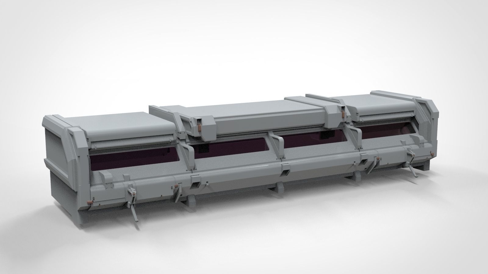 sci-fi Architecture kitbash 22 3D model_47