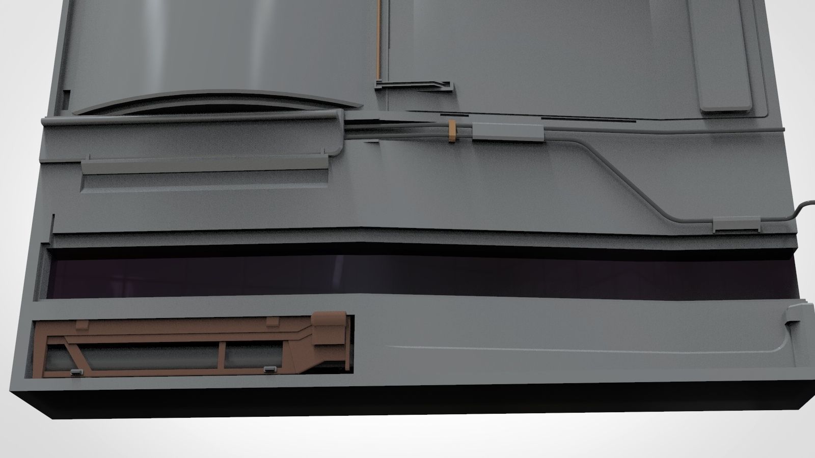 sci-fi Architecture kitbash 22 3D model_90