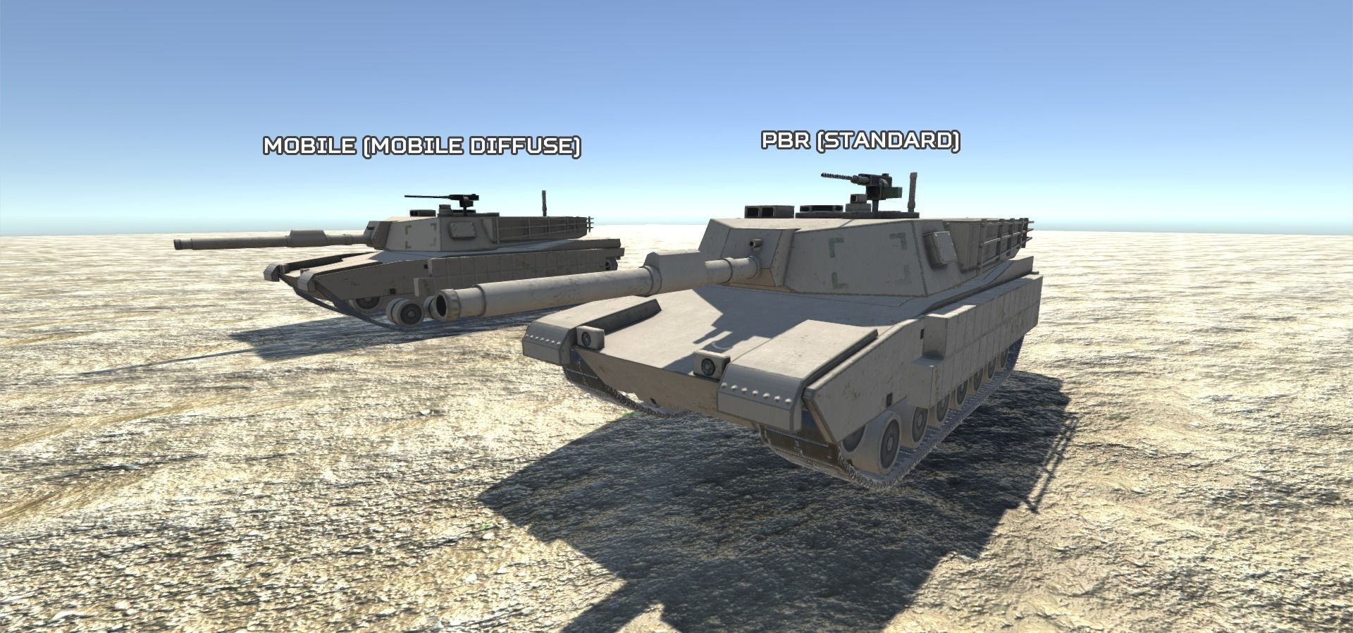 Low Poly M1 Abrams Low-poly 3D model_16