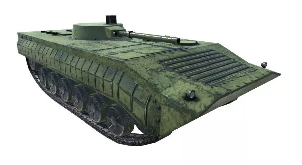 Low Poly BMP1 IFV Low-poly 3D model_0