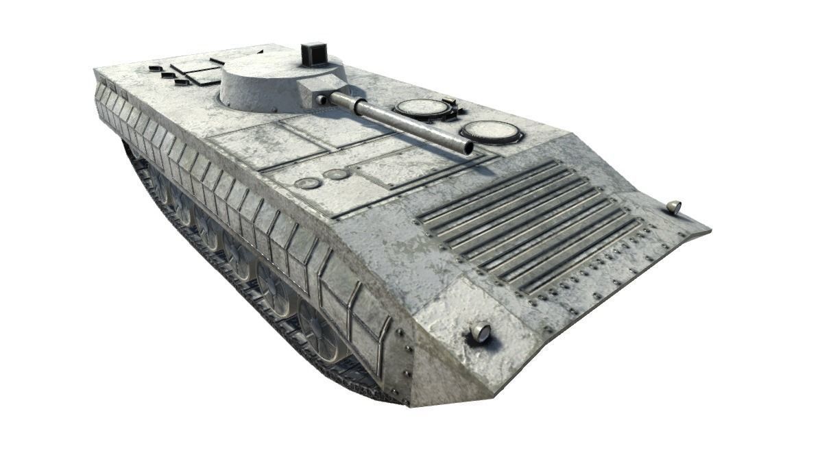 Low Poly BMP1 IFV Low-poly 3D model_13