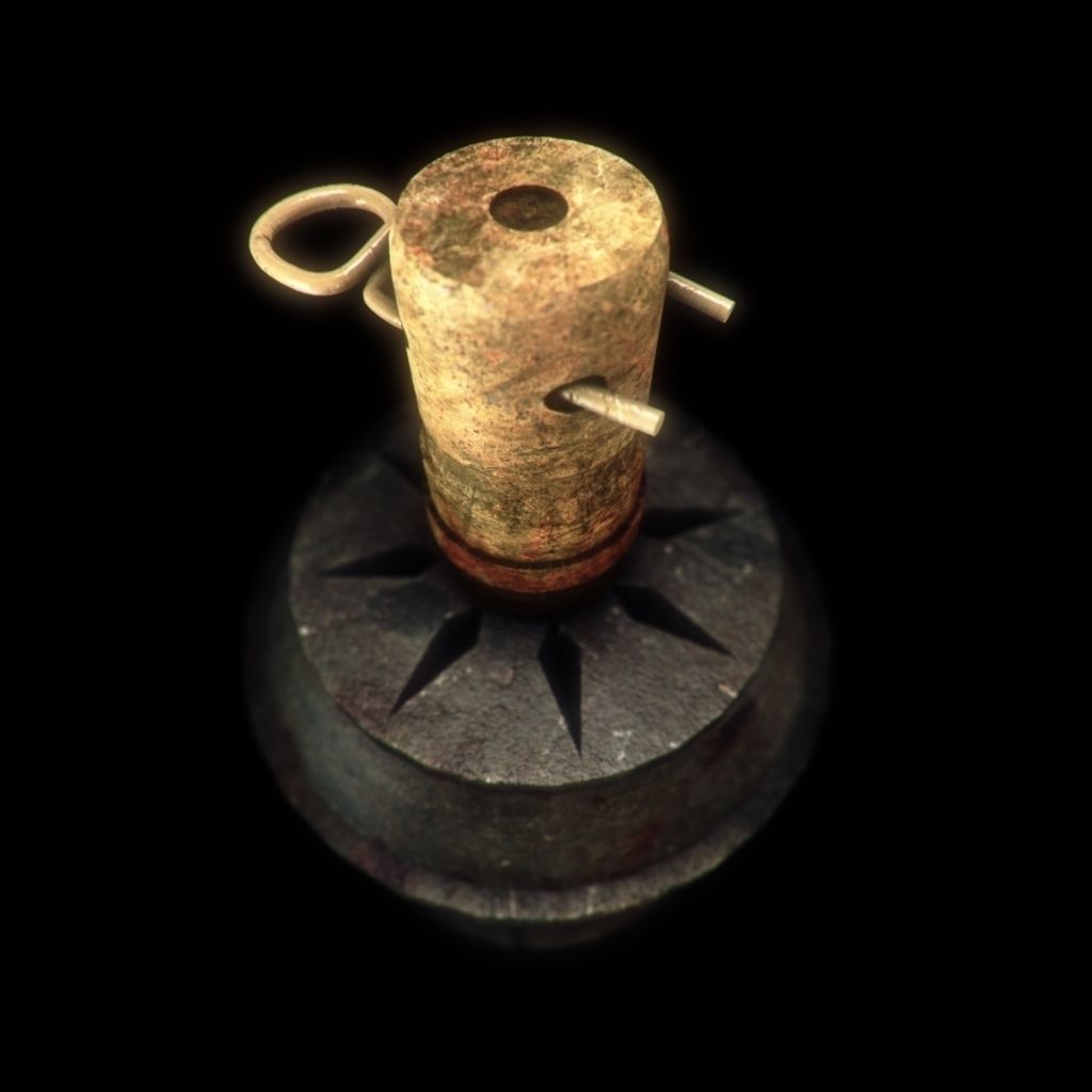 GrenadeT97 grenade canister Low-poly 3D model_2