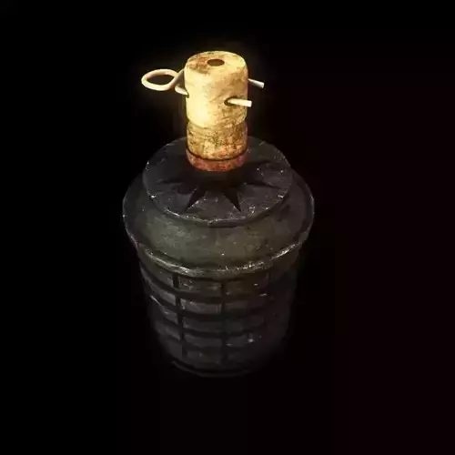 GrenadeT97 grenade canister Low-poly 3D model