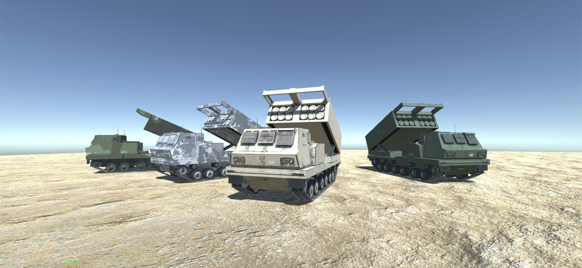 Low Poly M270 MLRS Low-poly 3D model_13