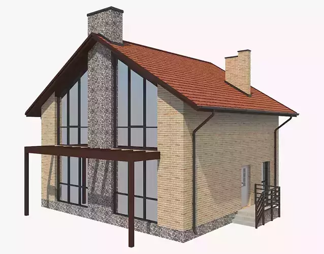 House With Interior 1