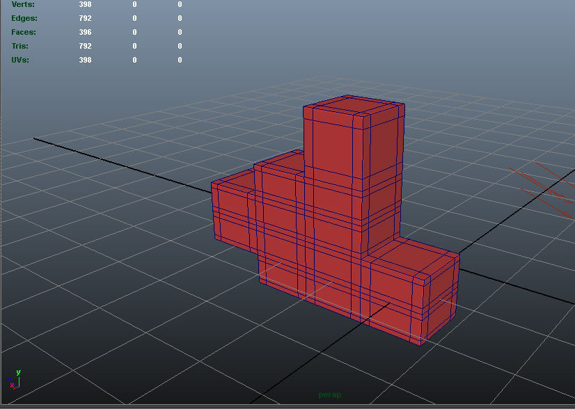 Soft Blocks Low-poly 3D model_7