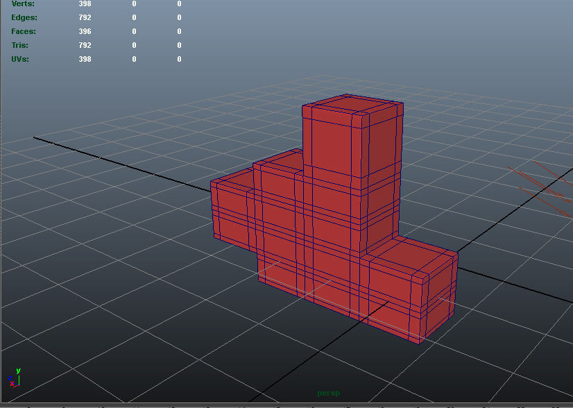 Soft Blocks Low-poly 3D model_4