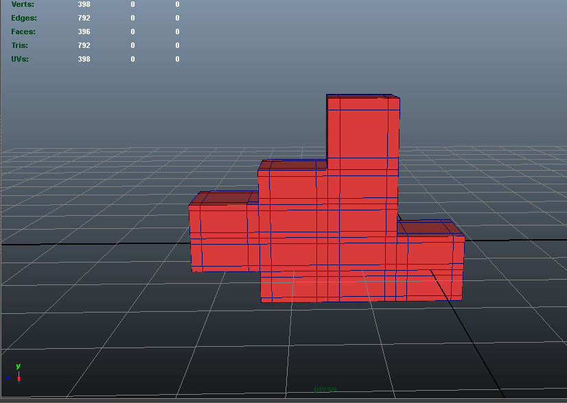 Soft Blocks Low-poly 3D model_6